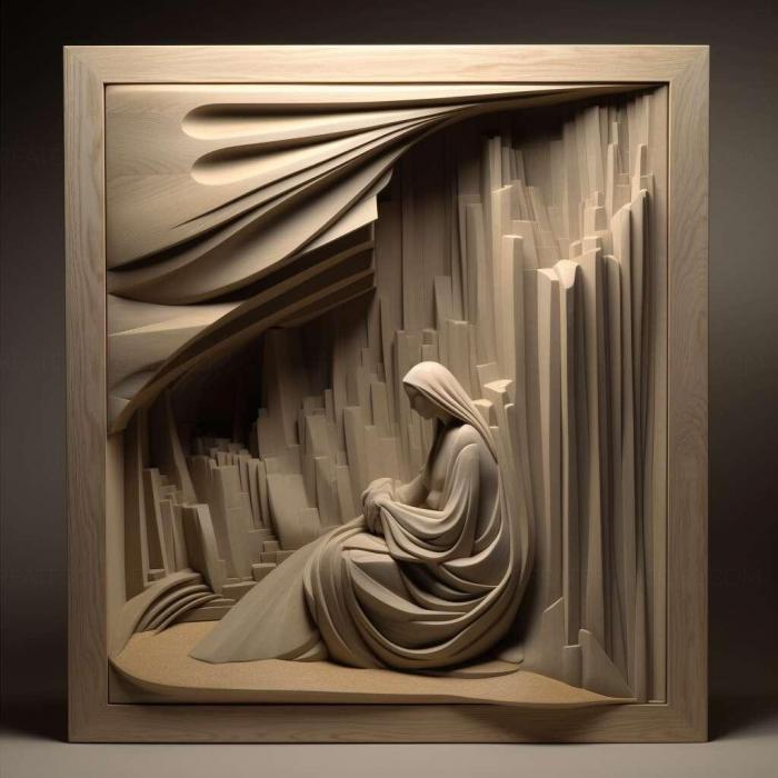 نموذج ثلاثي الأبعاد لآلة CNC 3D Art 